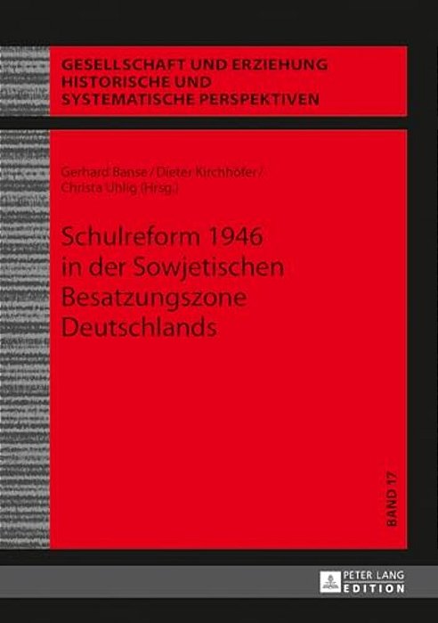 Schulreform 1946 In Der Sowjetischen Besatzungszone Deutschlands-..