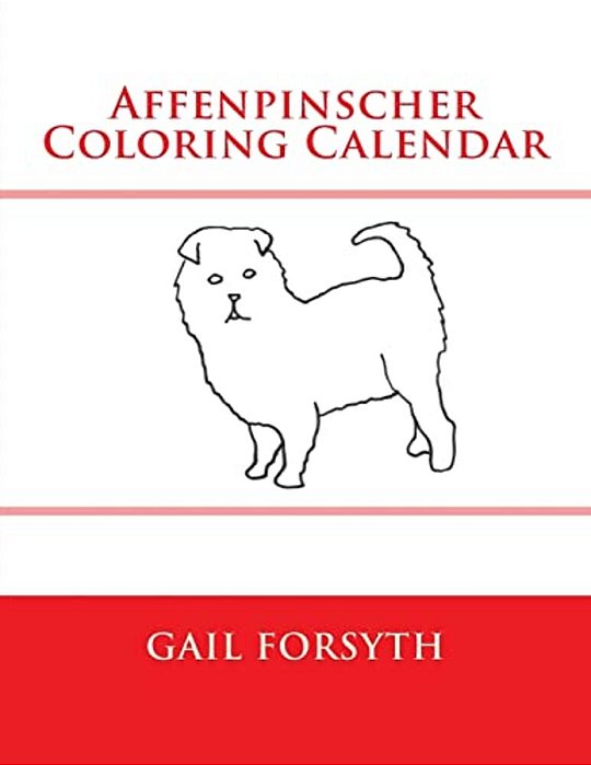 Affenpinscher Coloring Calendar-..