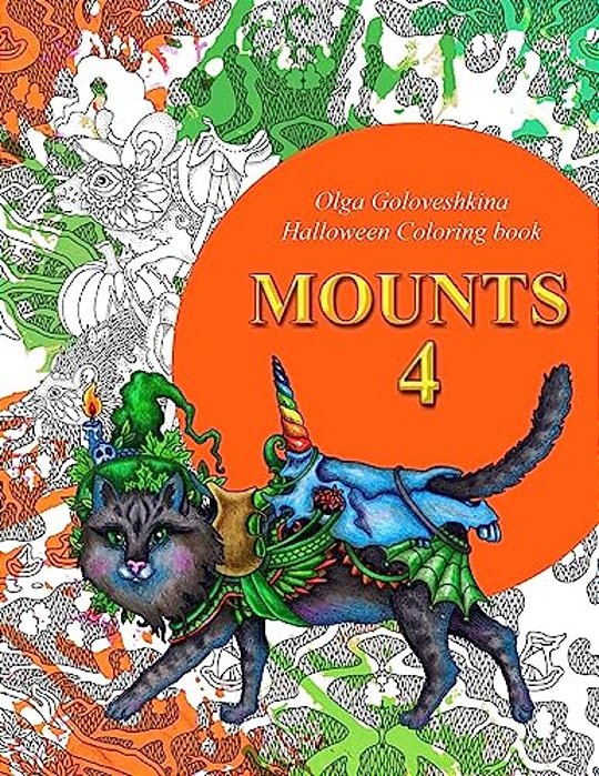 Mounts 4: Halloween Coloring Book-..