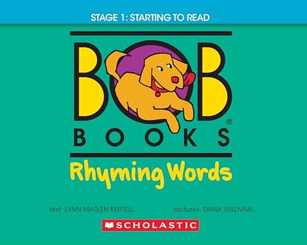 Bob Books - Rhyming Words Hardcover Bind-Up Phonics, Ages 4 And Up, Kindergarten (Stage 1: Starting To Read)-..