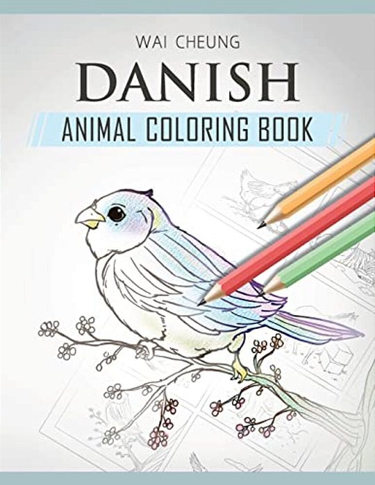 Danish Animal Coloring Book-..