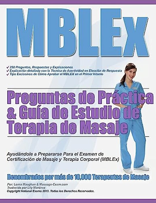 Mblex Preguntas De Práctica & Guía De Estudio De Terapia De Masaje-..