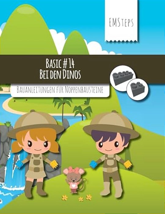 Emsteps #14 Bei Den Dinos: Bauanleitungen Für Noppenbausteine-..