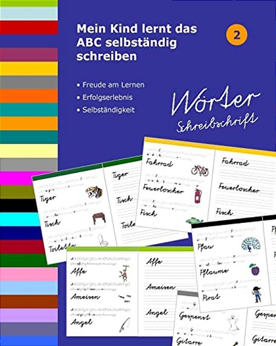 Mein Kind Lernt Das Abc Selbständig Schreiben: Wörter Schreibschrift-..