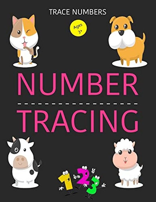 Trace Numbers: Number Tracing Book, Learning Number 0 To 20, Handwriting Practice Book For Kids Age 3-5 Year-..