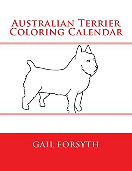 Australian Terrier Coloring Calendar-..