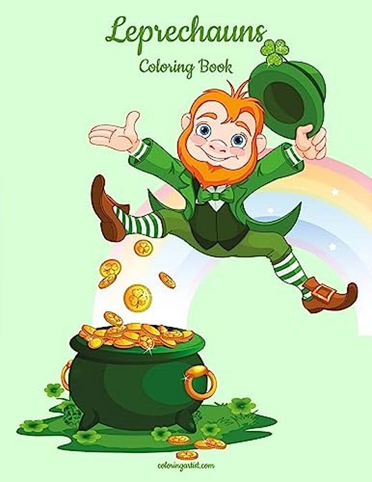 Leprechauns Coloring Book 1-..