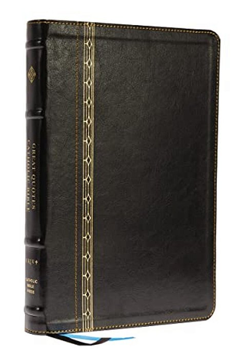 Nrsvce, Great Quotes Catholic Bible, Leathersoft, Black, Comfort Print: Holy Bible-..