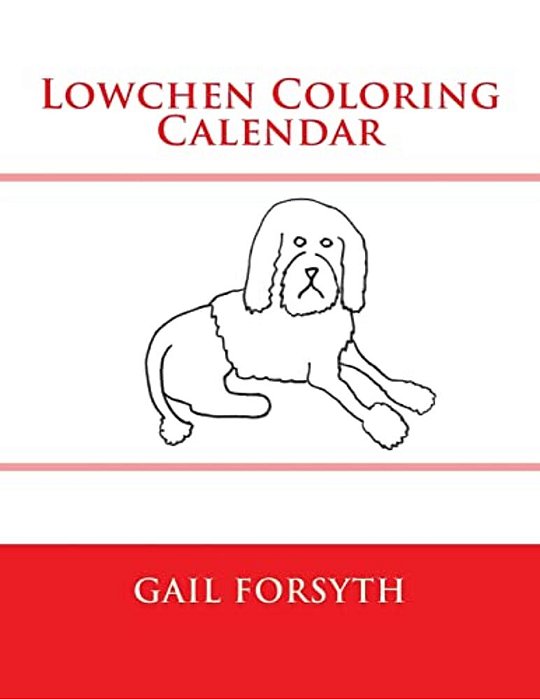 Lowchen Coloring Calendar-..