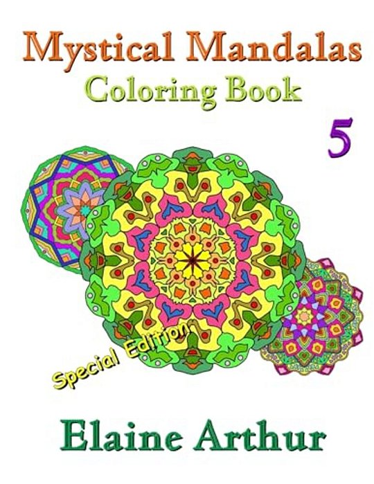 Mystical Mandalas Coloring Book No. 5 Special Edition-..