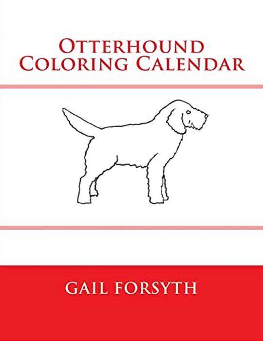 Otterhound Coloring Calendar-..