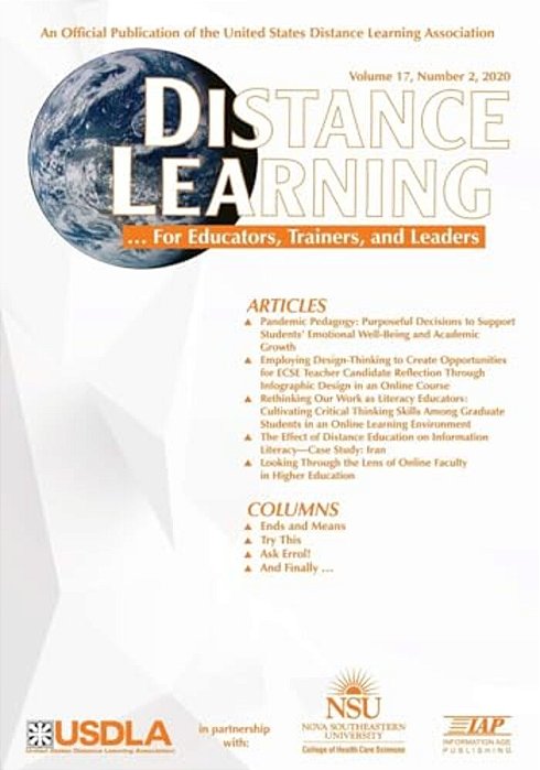 Distance Learning Vol 17 Issue 2-..