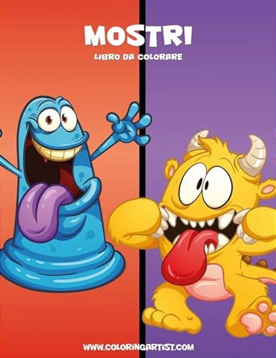 Mostri Libro Da Colorare 1-..