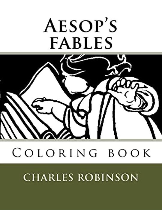 Aesop's Fables: Coloring Book-..