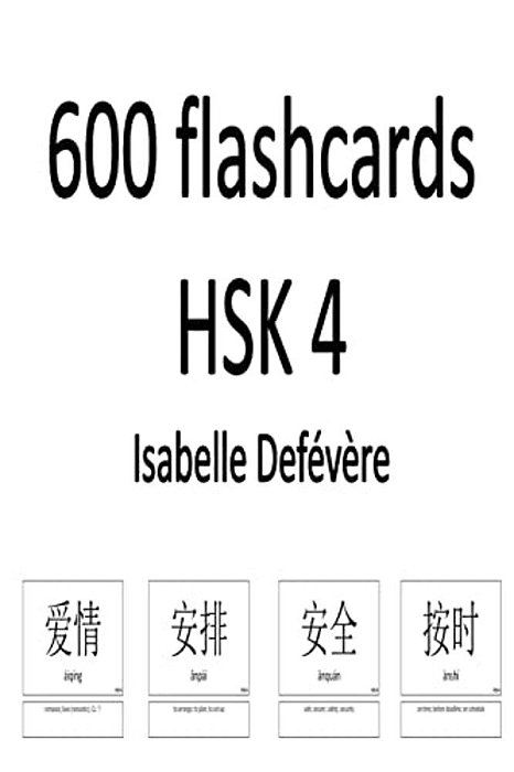 600 Flashcards Hsk 4-..
