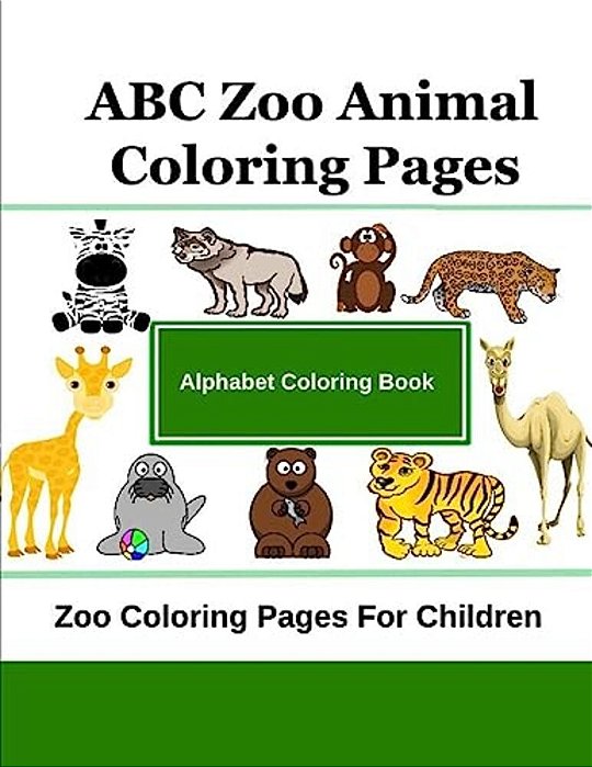 Abc Zoo Animal Coloring Pages: Zoo Coloring Pages For Children-..
