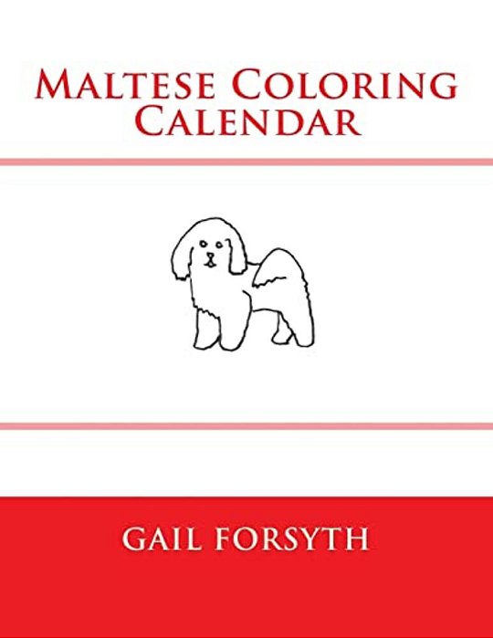 Maltese Coloring Calendar-..