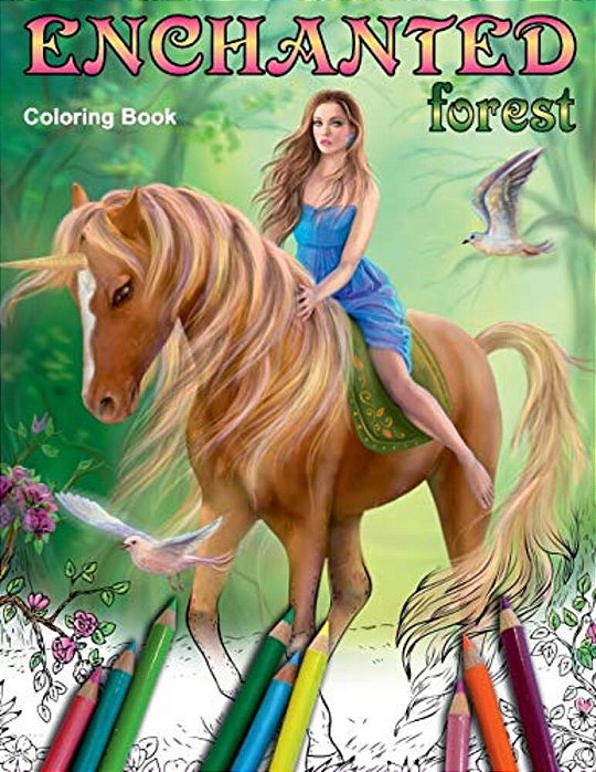 Enchanted Forest. Coloring Book: Coloring Book For Adults-..