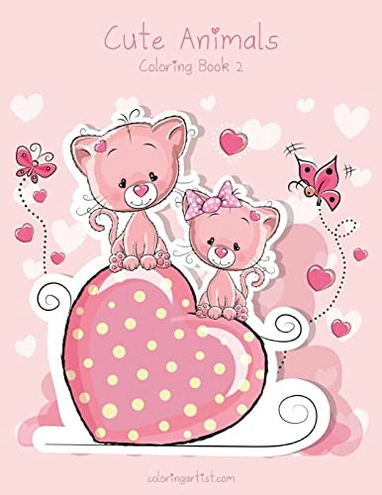 Cute Animals Coloring Book 2-..