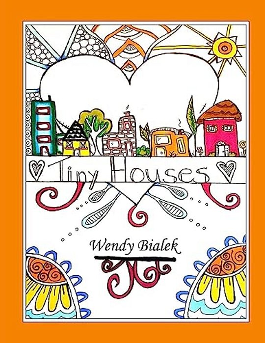 Tiny Houses Coloring Book-..