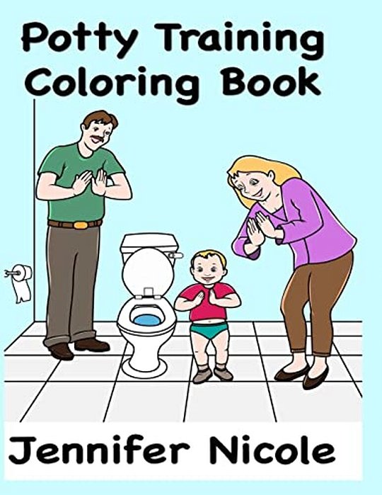 Potty Training Coloring Book-..