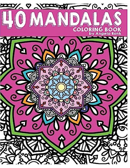 40 Mandalas Coloring Book-..