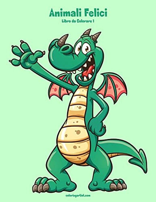 Animali Felici Libro Da Colorare 1-..