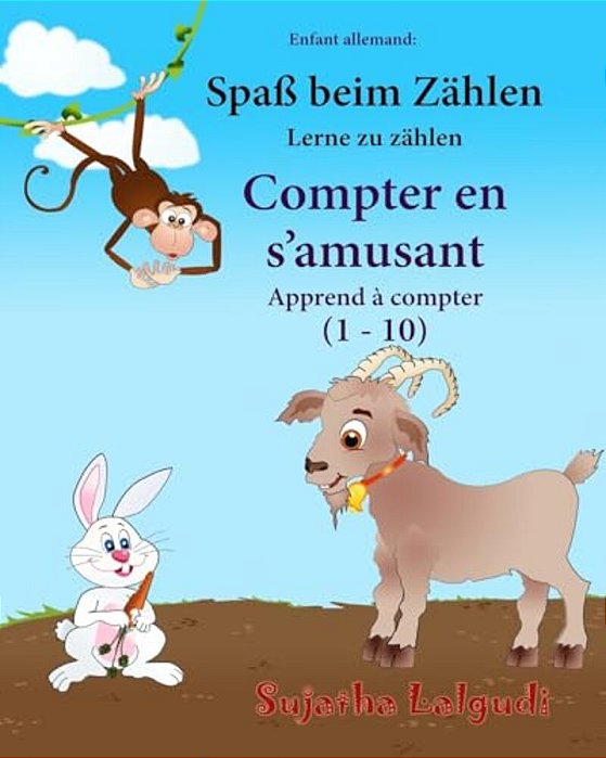 Enfant Allemand: Compter En S'Amusant: Un Livre D'Images Pour Les Enfants (Edition Bilingue Français-Allemand), Animaux Enfants (Biling-..
