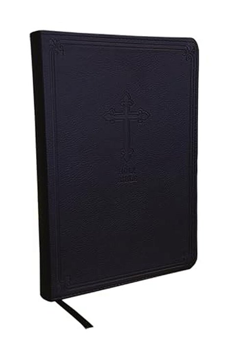 Kjv, Value Thinline Bible, Large Print, Leathersoft, Black, Red Letter Edition, Comfort Print-..