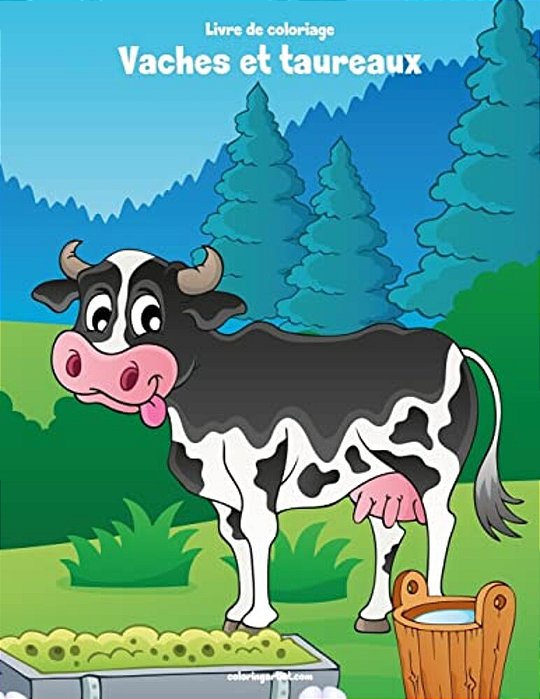 Livre De Coloriage Vaches Et Taureaux 1-..
