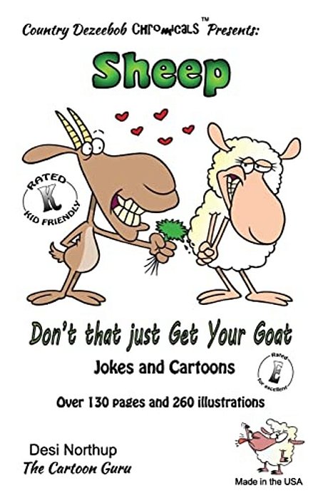 Sheep -- Don't That Just Get Your Goat? -- Jokes And Cartoons: In Black + White-..