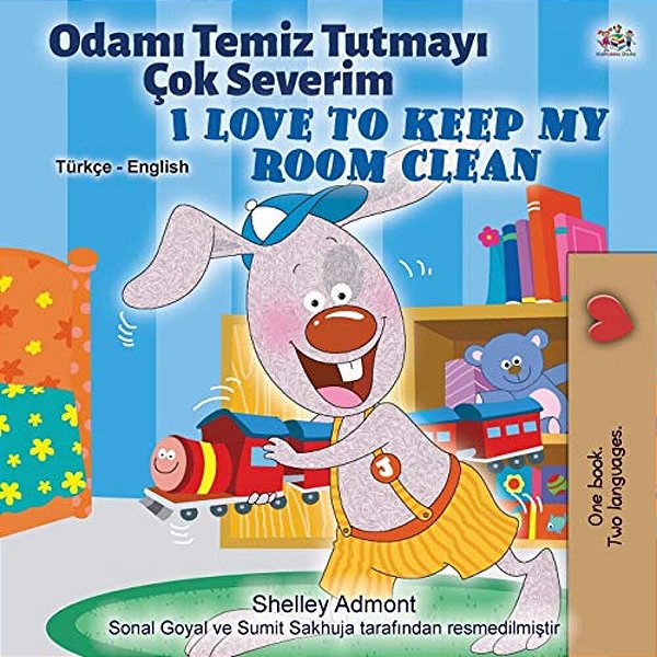 I Love To Keep My Room Clean (Turkish English Bilingual Book For Kids)-..