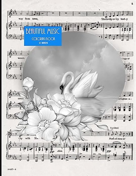 Beautiful Music: Coloring Book-..