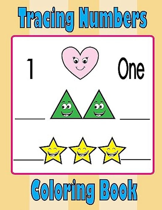 Tracing Numbers: Numbers Tracing Workbook For 3-5 Year Old (Coloring Book)-..