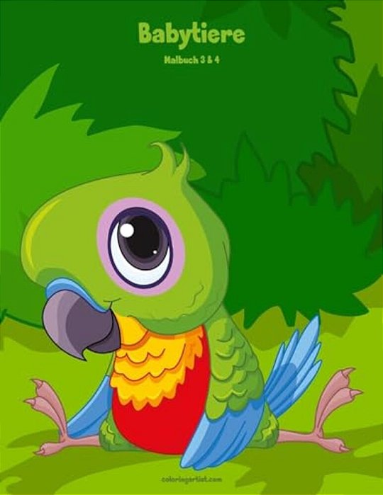 Babytiere-Malbuch 3 & 4-..