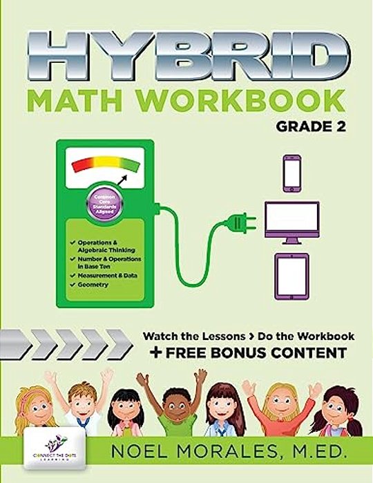 Hybrid Math Workbook Grade 2-..