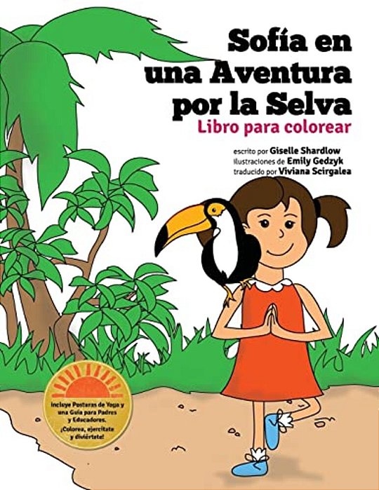Sofia En Una Aventura Por La Selva. Libro Para Colorear. -..