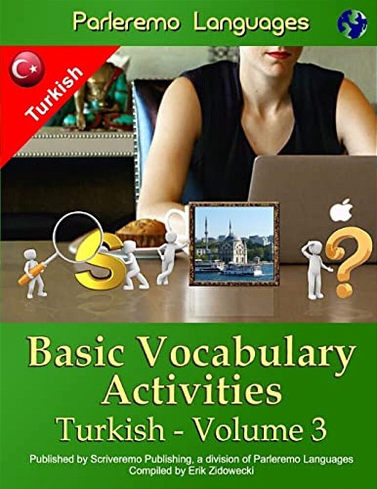 Parleremo Languages Basic Vocabulary Activities Turkish - Volume 3-..