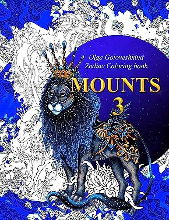 Mounts 3: Zodiac Coloring Book-..