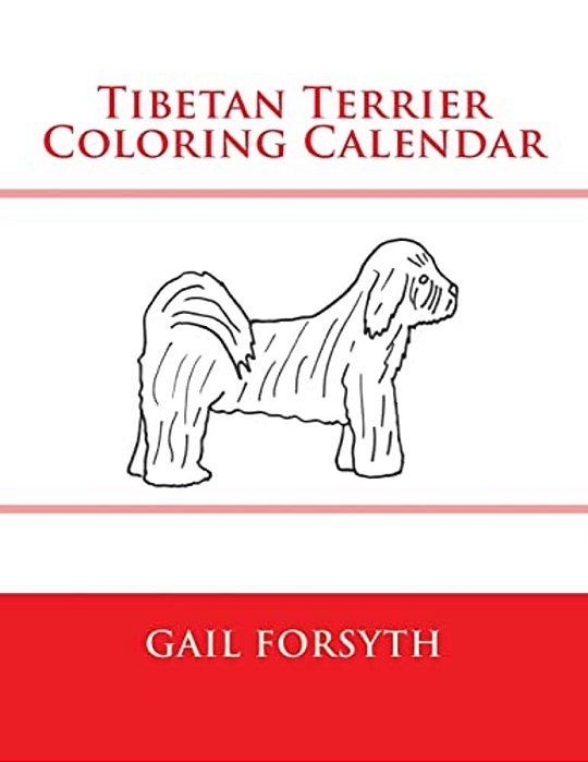 Tibetan Terrier Coloring Calendar-..