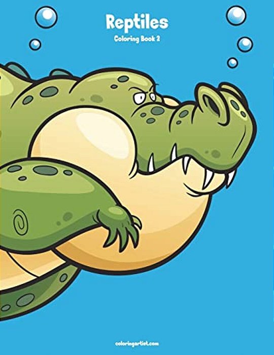 Reptiles Coloring Book 2-..