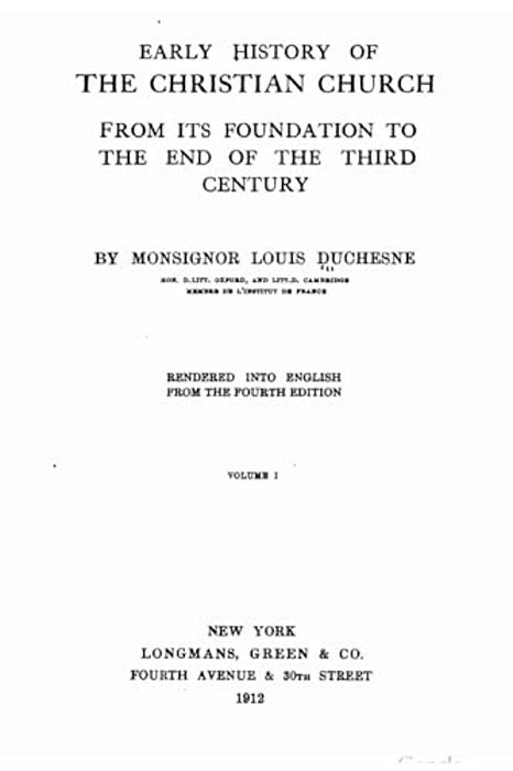 Early History Of The Christian Church, From Its Foundation To The, Volume I-..
