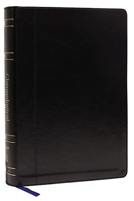Niv, Chronological Study Bible, Leathersoft, Black, Comfort Print: Holy Bible, New International Version-..