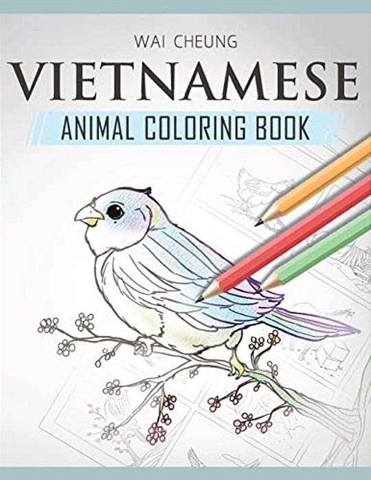 Vietnamese Animal Coloring Book-..