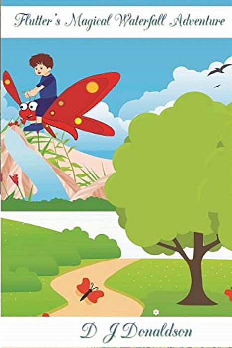 Flutter's Magical Waterfall Adventure-..