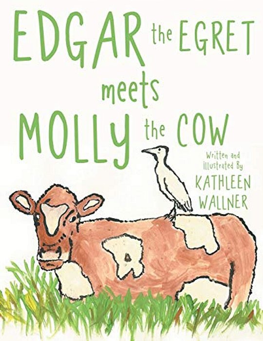Edgar The Egret Meets Molly The Cow-..