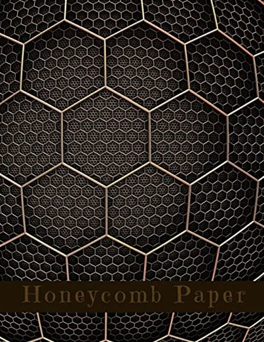 Honeycomb Paper: Hex Paper (Or Honeycomb Paper), This Large Hexagons Measure.5" Per Side.100 Pages, 8.5 X 11. Get Your Game On: -)-..