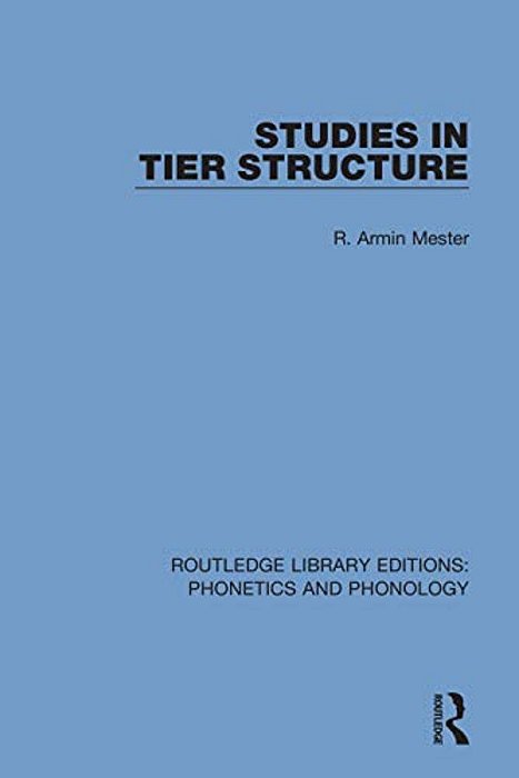 Studies In Tier Structure-..