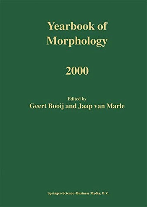 Yearbook Of Morphology 2000-..