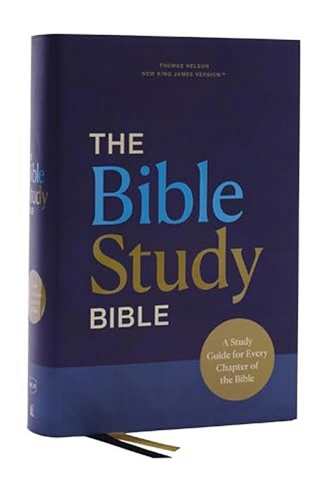 Nkjv, The Bible Study Bible, Hardcover, Comfort Print: A Study Guide For Every Chapter Of The Bible-..